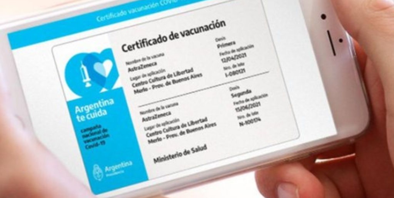 Quienes se vacunaron en el exterior podrán tener un certificado en la ciudad de Bs As