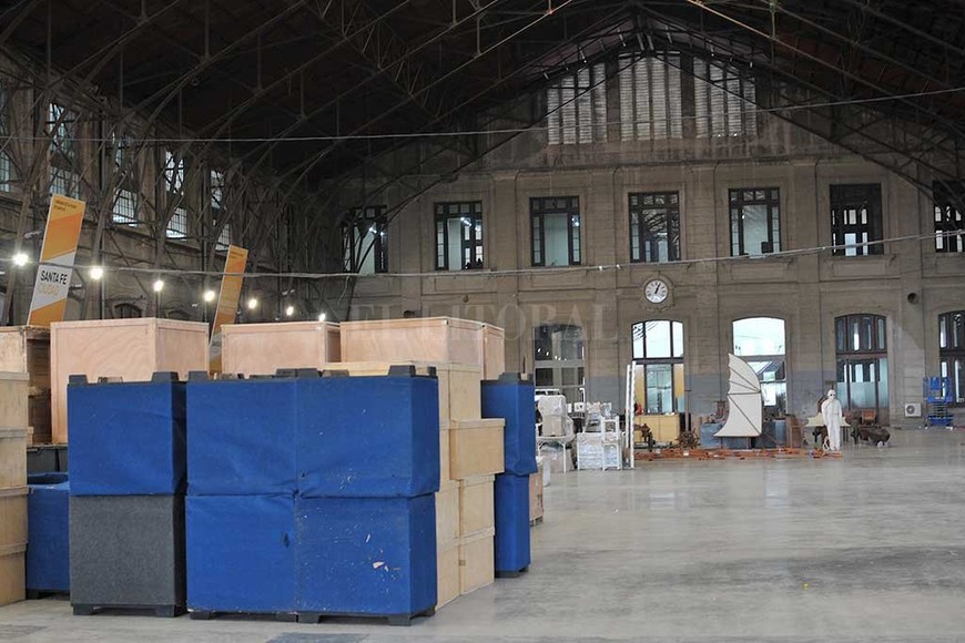 ELLITORAL_181371 |  Gentileza Municipalidad de Santa Fe Se realizan trabajos de reacondicionamiento de la Estación Belgrano para recibir la mega muestra