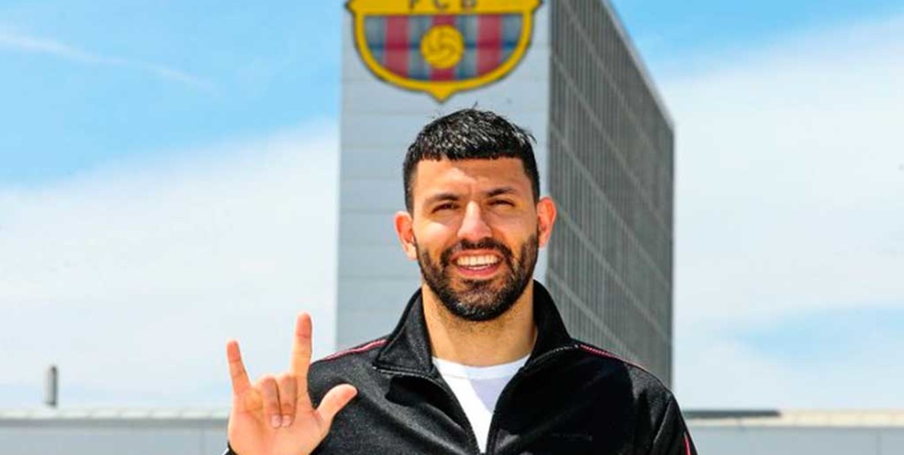 Barcelona hizo oficial la contratación de Sergio "Kun" Agüero