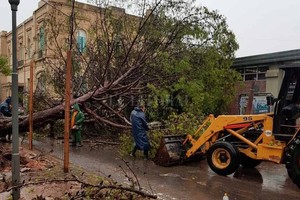 ELLITORAL_239808 |  Gentileza Municipalidad de Santa Fe El Cullen también sufrió los embates de la tormenta