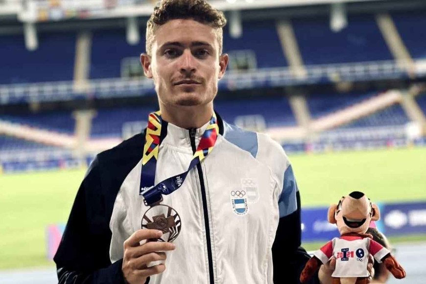 ELLITORAL_424917 |  Gentileza CADA Fue medalla de bronce en el Panamericano de Cali en los 1500 llanos.