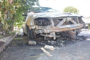 ELLITORAL_421696 |  Flavio Raina. Los incendios ocurrieron entre las 2 y las 5 de la madrugada del miércoles 17 de noviembre, la mayoría de ellos en la zona suroeste de la ciudad.