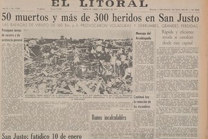 Archivo El Litoral El 10 de enero de 1973 se formó en la ciudad de San Justo el tornado más devastador del que se tenga registros en el hemisferio sur. Esto coloca a nuestra región como la segunda región mundial con mayor posibilidad de formación de tornados.