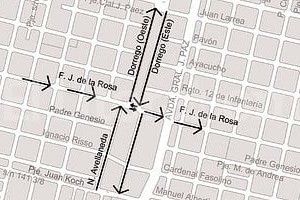 Cambian de sentido circulatorio tramos de tres calles en Guadalupe