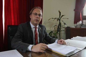 Archivo El Litoral / Guillermo Di Salvatore Saglione resalta la importancia de la obra pública ya sea para satisfacer necesidades ciudadanas como para generar el círculo virtuoso de la economía.