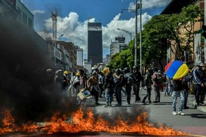 Gentileza Metodología. Algunos grupos de manifestantes apelan a la violencia como táctica de enfrentamiento con las autoridades colombianas.