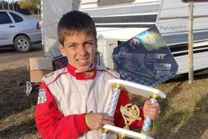 ELLITORAL_419011 |  Archivo El Litoral. Emoción a flor de piel por el 1er. puesto que ese día conseguía Lucas en la ciudad de San Justo y también por todo el trabajo a pulmón que realizan juntos para poder competir con el 48.