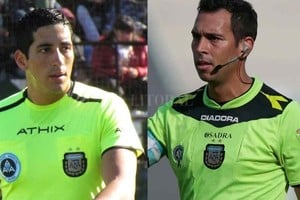 ELLITORAL_407175 |  Gentileza Yael Falcón Pérez y Facundo Tello, los árbitros para Unión y Colón en la fecha 14.