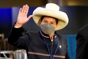 ELLITORAL_409057 |  Reuters Pedro Castillo, president of Peru, arrives for the 76th Session of the U.N. General Assembly in New York City, U.S., September 21, 2021. John Minchillo/Pool via REUTERS