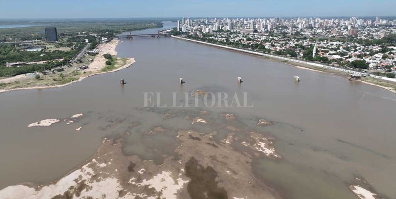 El Río Paraná por debajo del medio metro en Santa Fe: cómo seguirá en las próximas semanas