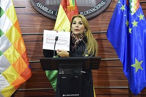ELLITORAL_411136 |  Archivo El Litoral Jeanine Añez asumió la presidencia tras el golpe de 2019.