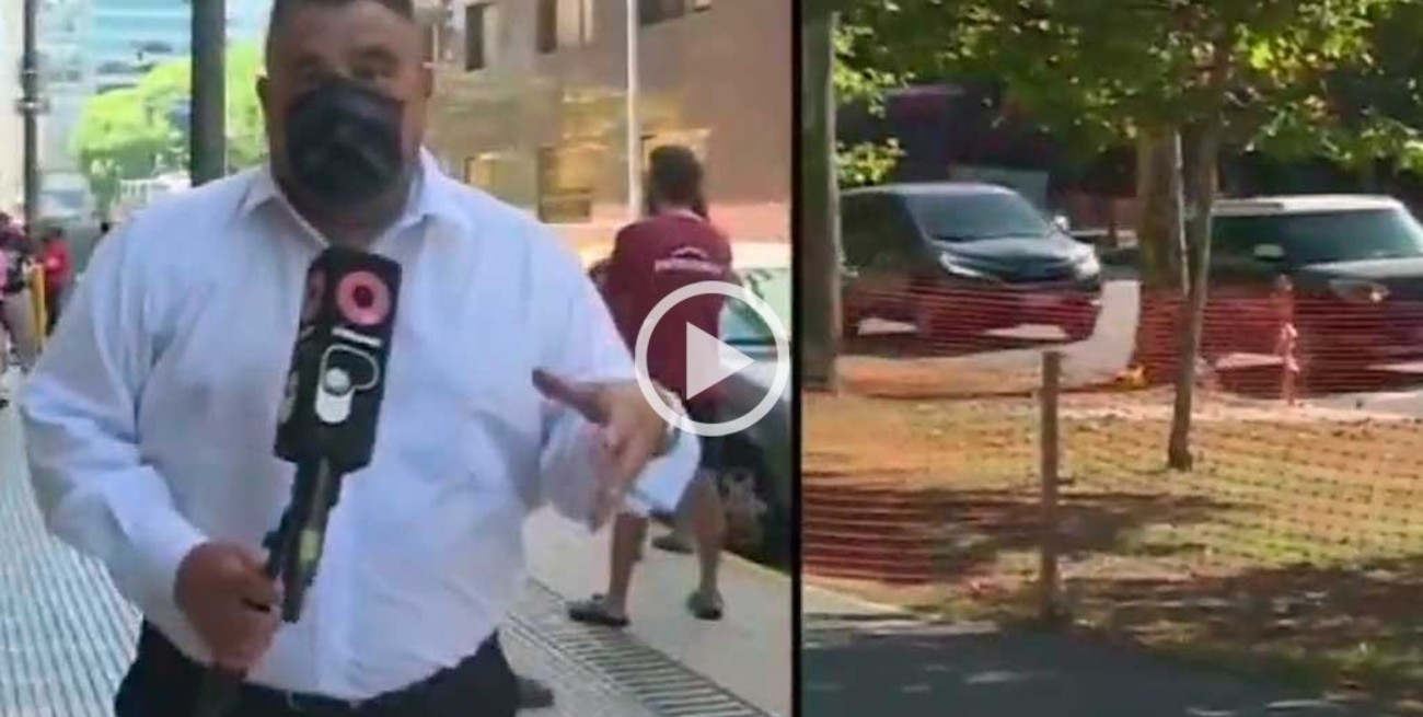 Video: un periodista se desmayó en vivo mientras hacía un móvil para Canal 9
