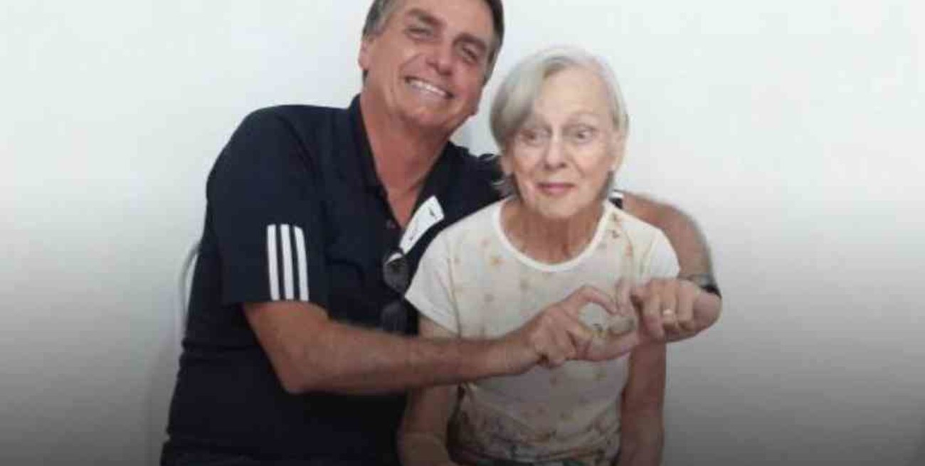 Murió la mamá del presidente de Brasil, Jair Bolsonaro