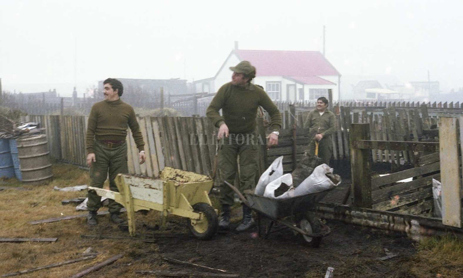 Fotos inéditas. Tenían prohibidos tomar fotografías pero algunos pudieron tomar algunas tomas como estas.