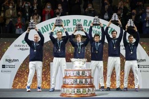 ELLITORAL_440902 |  Gentileza Rusia se consagró campeón en la Copa Davis 2021. No podrá defender ese título en el presente año.