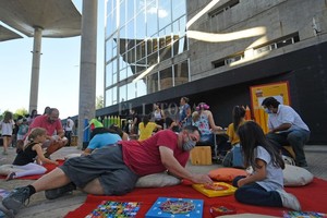 Pablo Aguirre El sector infantil contó con una alta concurrencia de niños y sus papás.