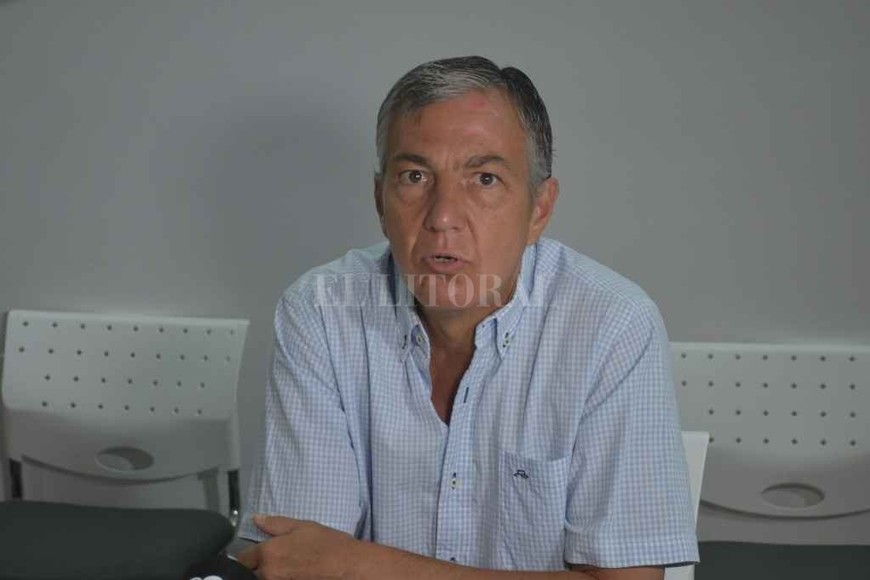 ELLITORAL_448772 |  Manuel Fabatía. Juan Manuel Pusineri, Ministro de Trabajo.