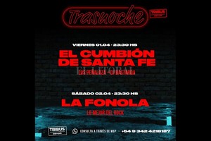 ELLITORAL_446959 |  Gentileza Tribus Trasnoche en Tribus continúa con El Cumbión de Santa Fe y La Fonola.