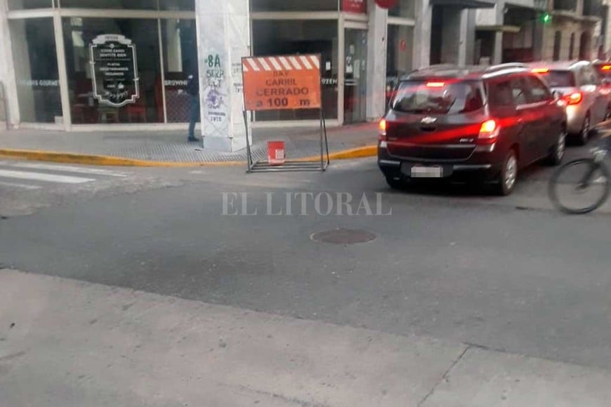 Corte por trabajos de Assa genera complicaciones en el centro santafesino