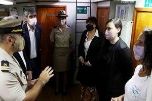 ELLITORAL_445558 |  Gobierno de la Provincia de Santa Fe El buque arribó en el marco del Proyecto Interinstitucional en Temas Estratégicos del Ministerio de Ciencia, Tecnología e Innovación de la Nación.