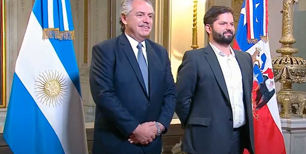 Alberto Fernández se reúne con el flamante presidente chileno Gabriel Boric