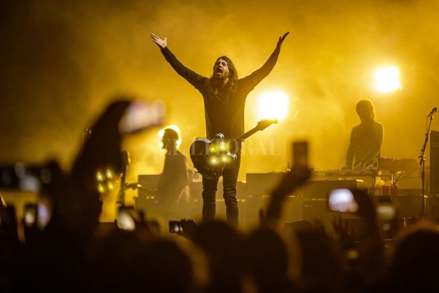 ELLITORAL_445175 |  Gentileza Lollapalooza Argentina Dave Grohl retomó la larga relación de Foo Fighters con el público argentino, luego de varios años de ausencia.