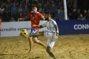 ELLITORAL_449251 |  Pablo Aguirre Argentina y Chile protagonizaron un partido vibrante que tuvo un final con festejo albiceleste.