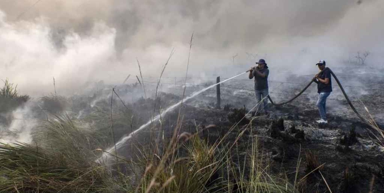 Fueron extinguidos tres focos de incendios en Corrientes