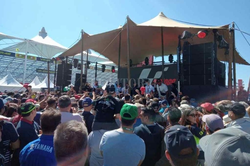 ELLITORAL_447744 |  Gentileza La gente disfrutó de la actividad fuera de la pista