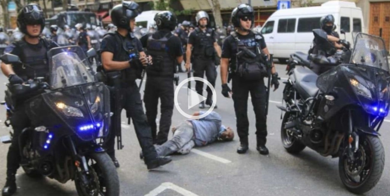 Preventiva para un detenido por los disturbios en el Congreso y frente al despacho de Cristina Kirchner
