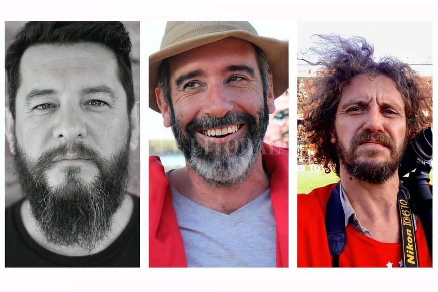 ELLITORAL_446566 |  Gentileza de los organizadores Los reporteros gráficos Cristian Portela, Mauricio Garín y Gustavo Cabral gestaron la actividad para revalorizar el oficio.