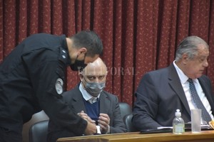 ELLITORAL_447581 |  Flavio Raina Miguel Ángel Marchisio durante su juicio.