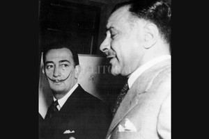 Archivo El Litoral Victorino De Carolis junto a Salvador Dalí.