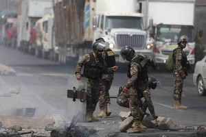 ELLITORAL_448480 |  Gentileza Violentas protestas ante el paro de transporte en Lima, Perú.