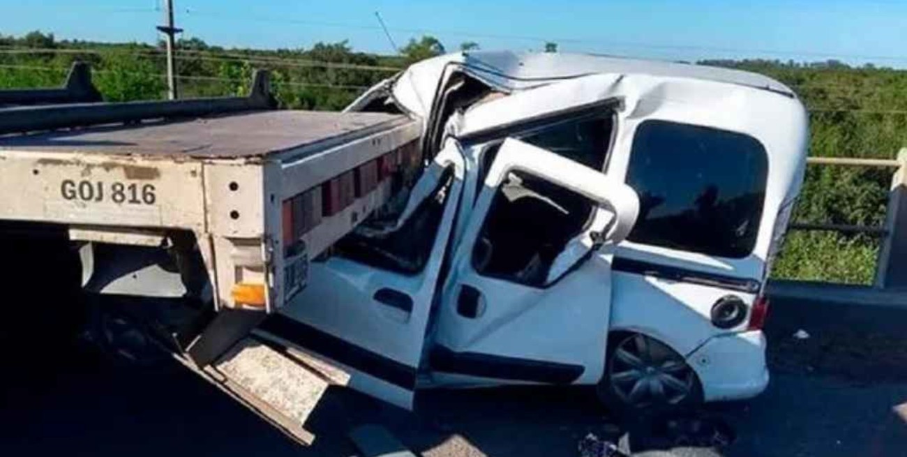 Impactante accidente en la ruta 39 sobre el Puente Gualeguaychú