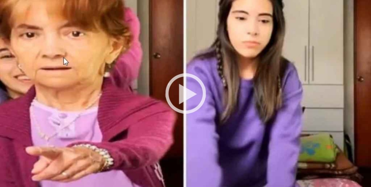 Video viral: hacía un TikTok junto a su nieta y se desmayó