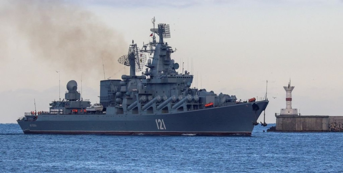 Rusia admitió el hundimiento de "Moskva", su buque insignia en el mar Negro
