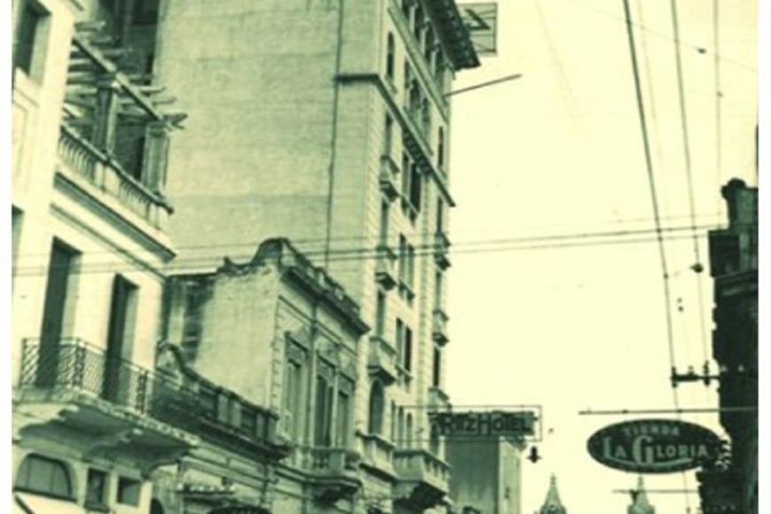 ELLITORAL_449635 |  Archivo El Litoral Postal del histórico y emblemático Hotel Ritz de Santa Fe.
