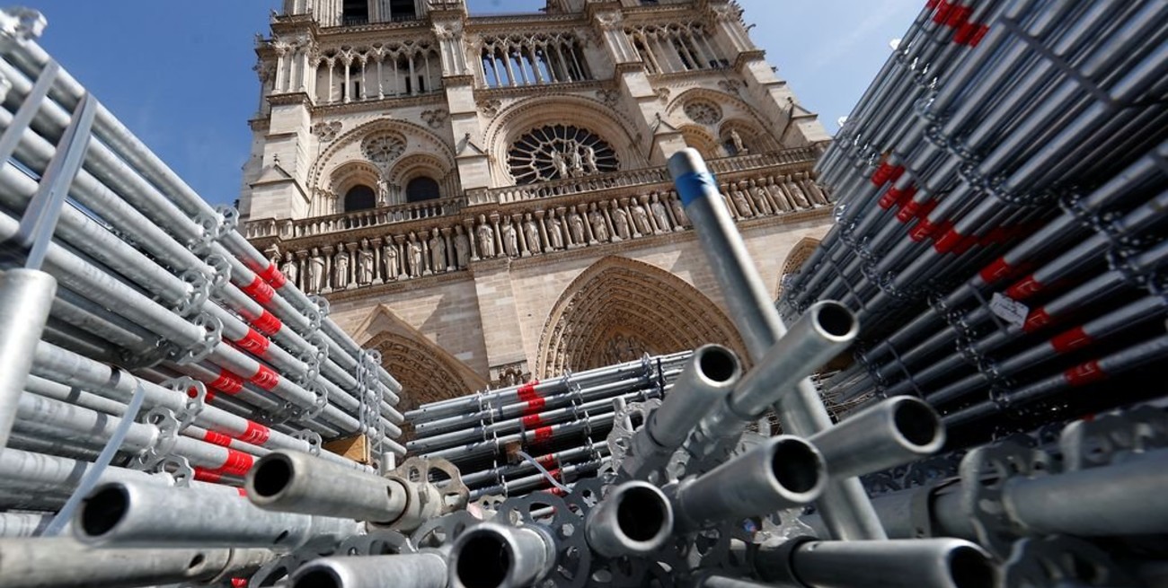 A tres años del incendio, avanza la restauración de la catedral de Notre Dame