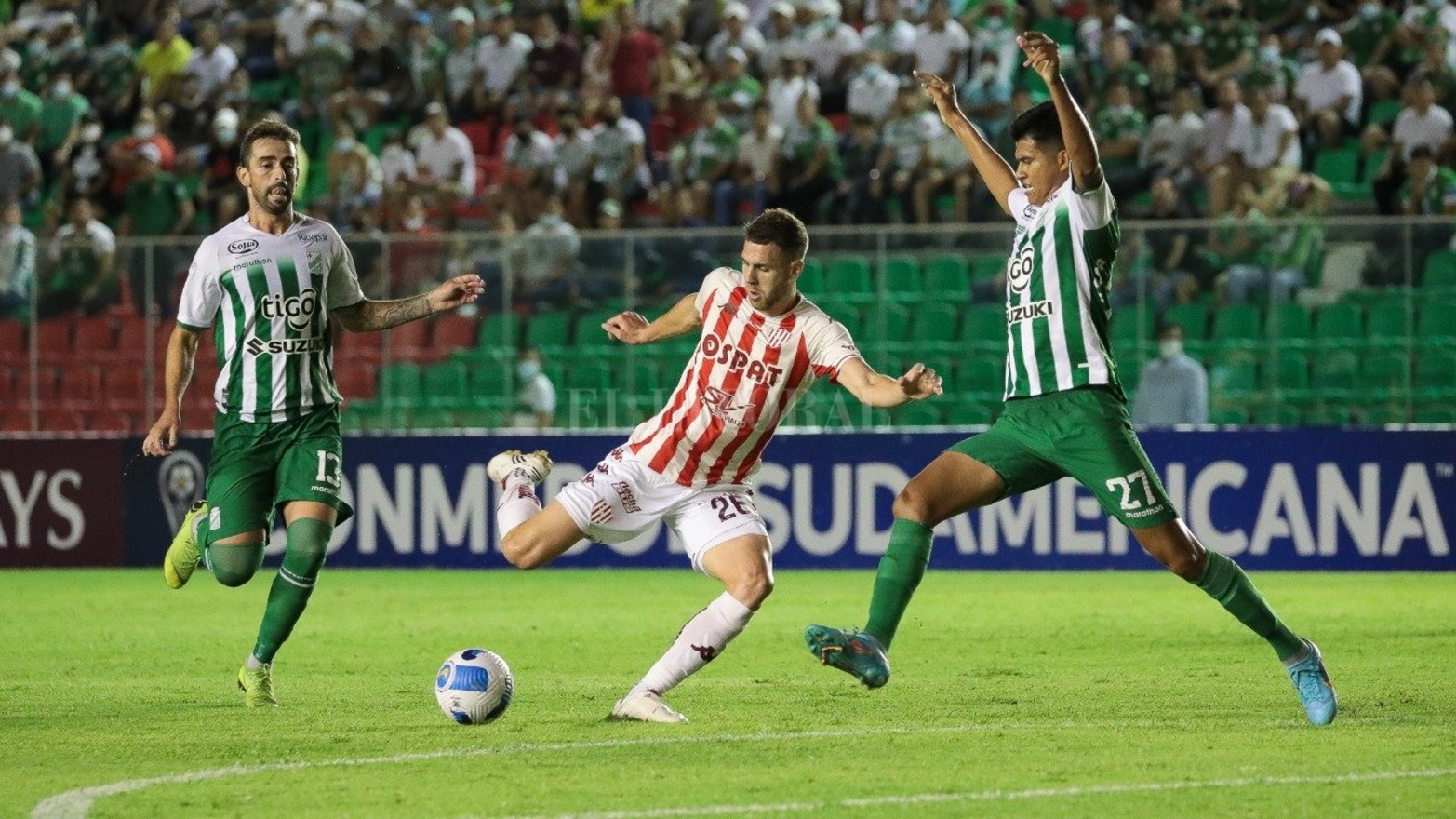 El tatengue se impuso por 3 a 1 en el estadio Ramón Aguilera Costas de la ciudad de Santa Cruz de la Sierra. Calderón, Peralta Bauer y Juárez fueron los autores de los goles.