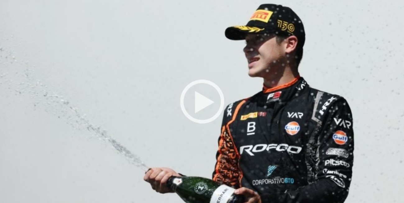 Video: el himno argentino por la victoria de Franco Colapinto en la Fórmula 3