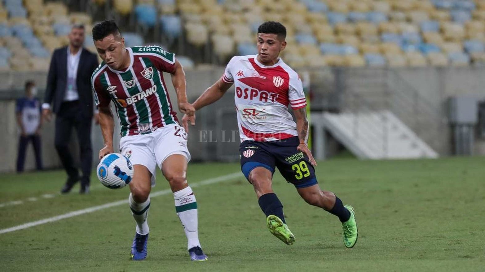 Copa Sudamericana, Unión jugó muy bien y empató 0 a 0 con el Fluminense en Río de Janeiro.