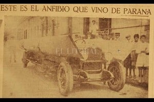 ELLITORAL_453634 |  Archivo El Orden / Hemeroteca Digital Castañeda El vehículo de Bebión, fotografiado por diario El Orden.
