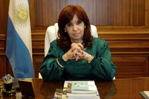 Gentileza La vicepresidenta impulsa un proyecto que quedó sin estado parlamentario, pero le sirve en su enfrentamiento con Horacio Rosatti.