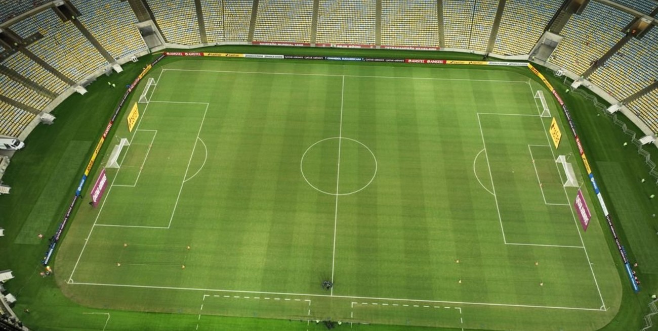 Desde el drone de El Litoral: así se ve el Maracaná a la espera de Fluminense - Unión
