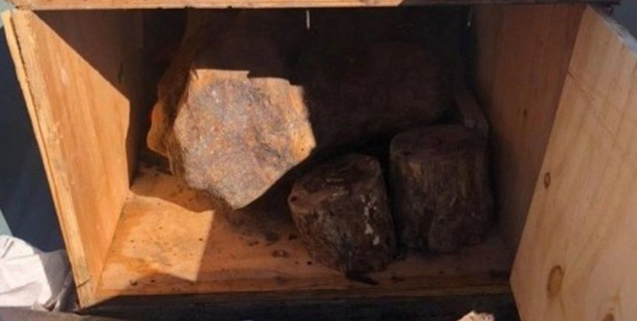 Incautaron un meteorito de 400 kilos que pretendían ingresar a Uruguay desde Argentina