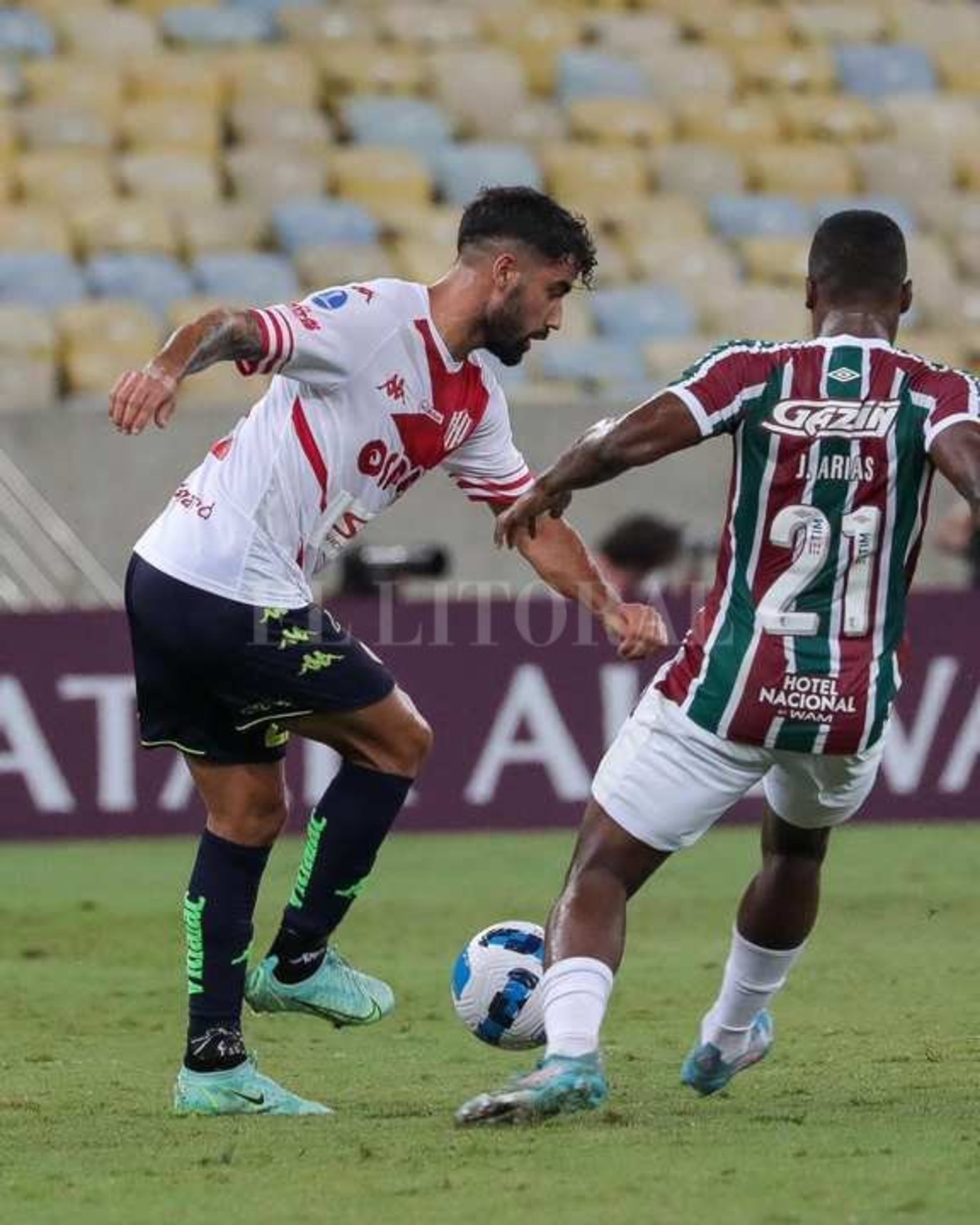 Copa Sudamericana, Unión jugó muy bien y empató 0 a 0 con el Fluminense en Río de Janeiro.