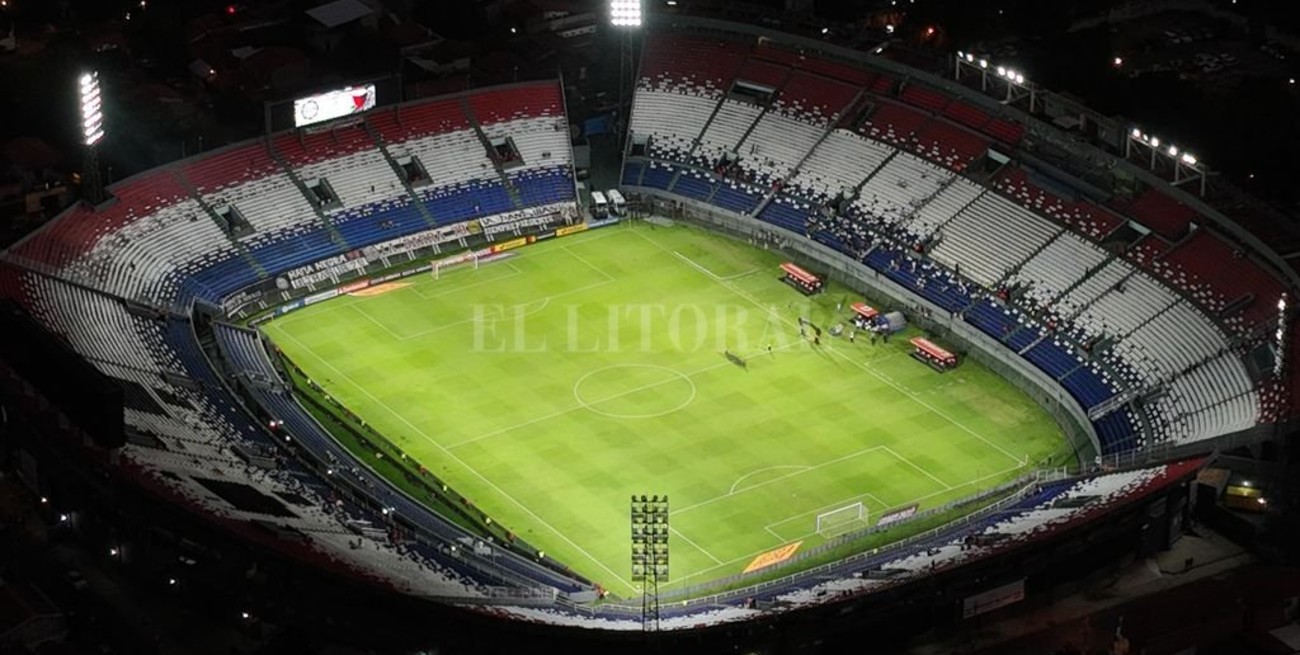 Desde el drone de El Litoral: así está el estadio Defensores del Chaco a la espera de Olimpia-Colón
