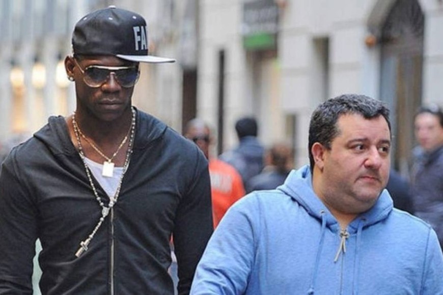 ELLITORAL_453463 |  Gentileza Mino con Mario Balotelli.