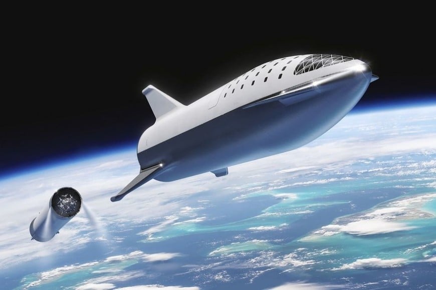 ELLITORAL_452864 |  Gentileza Starship es una de las naves más modernas de SpaceX que han llevado humanos al espacio.
